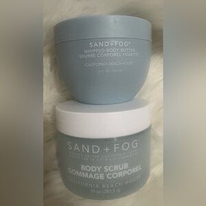 New Sand + Fog California Beach House Whipped Body Butter and Body Scrub Set
